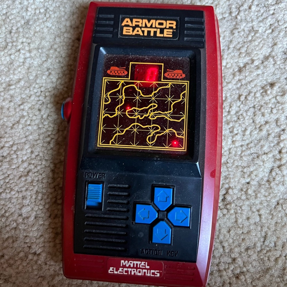 VINTAGE 1978 MATTEL ELECTRONIC HANDHELD GAME! “ARMOR BATTLE”